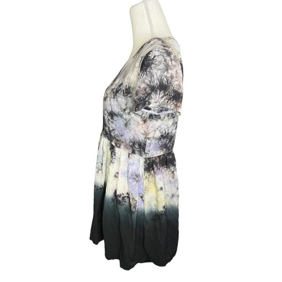 Evil twin Tie dye shirt dress boho chic 90s whimsigoth grunge festival mini - Picture 5 of 9